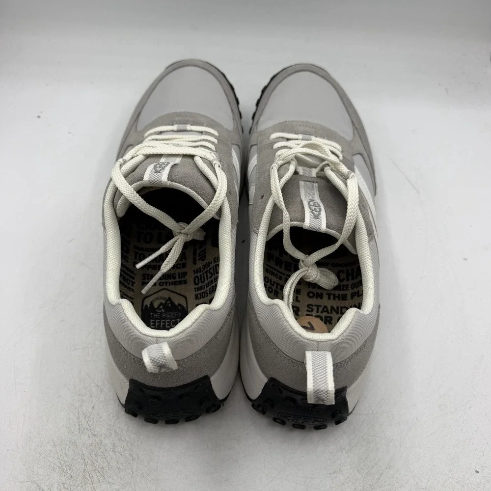 Keen KS86 Shoes Mens Sz 12 Grey White Sneakers Terrain Hiking Outdoor 1029801